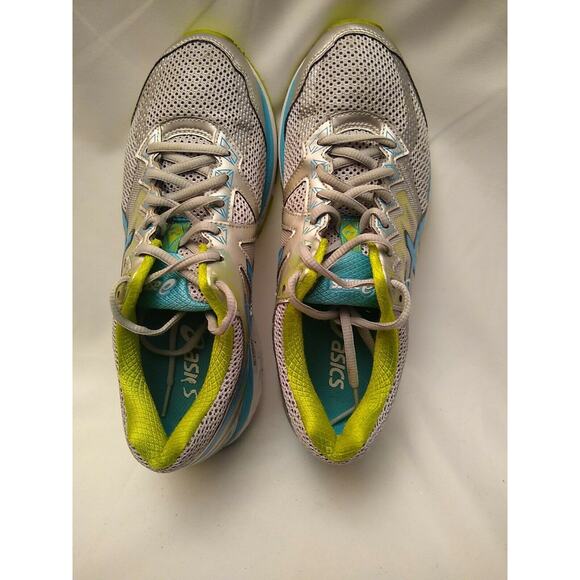 Asics GT-2000 (T657N) Athletic Women's Shoes Multi-Color Green Blue US-Size 8 - Picture 6 of 7